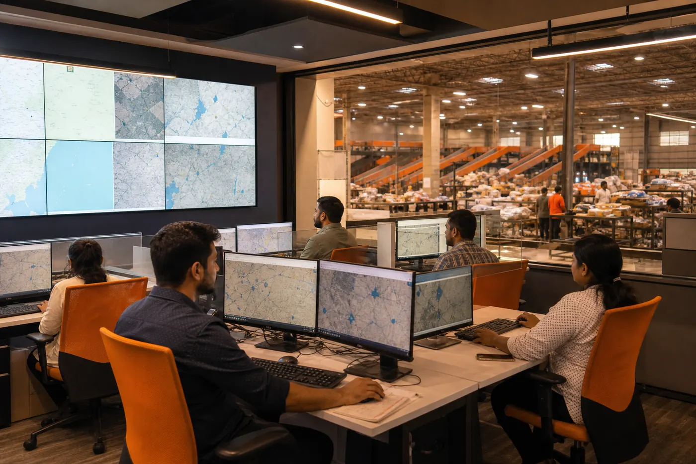 Express Deliveries operations team at work
